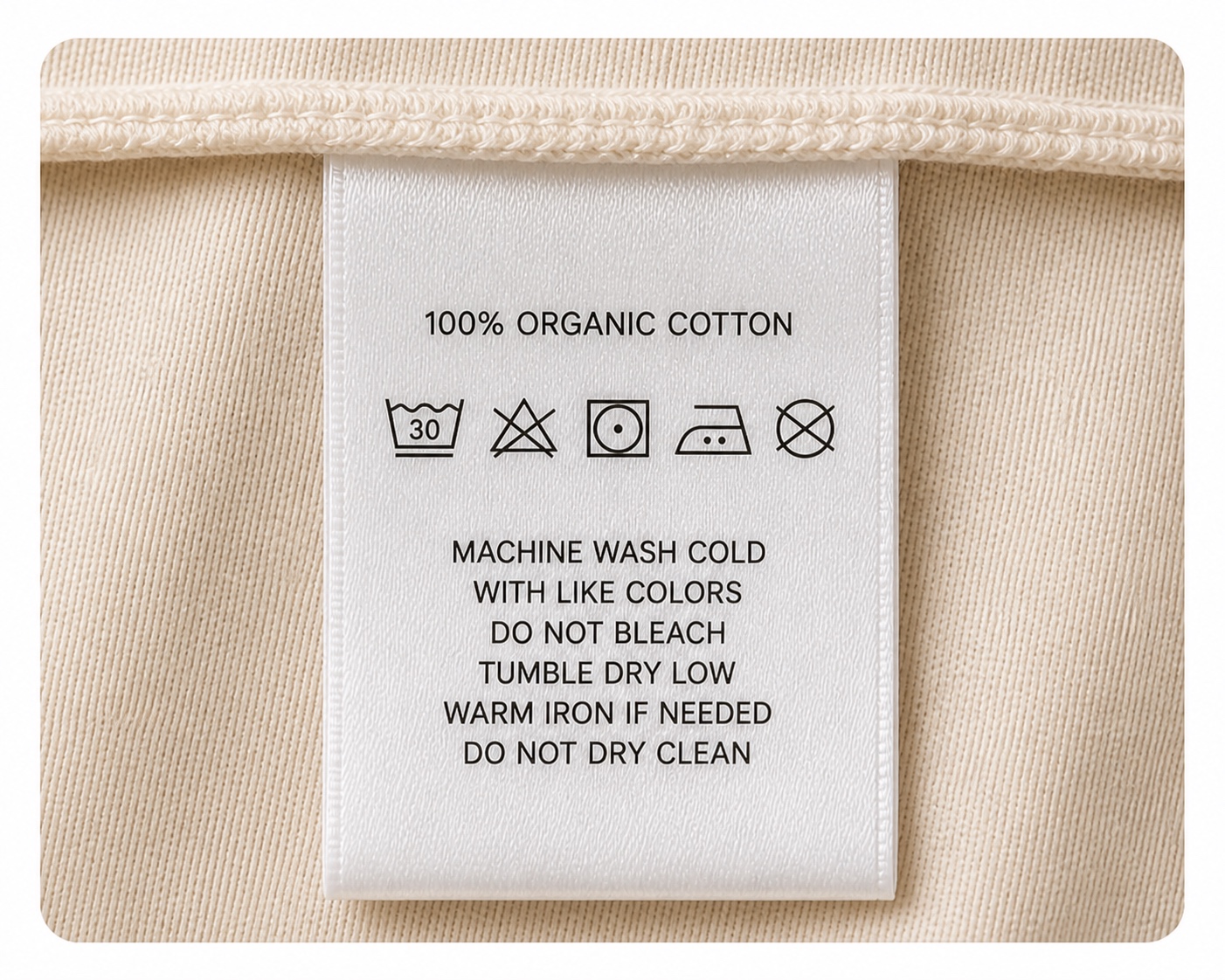 Care Label Example